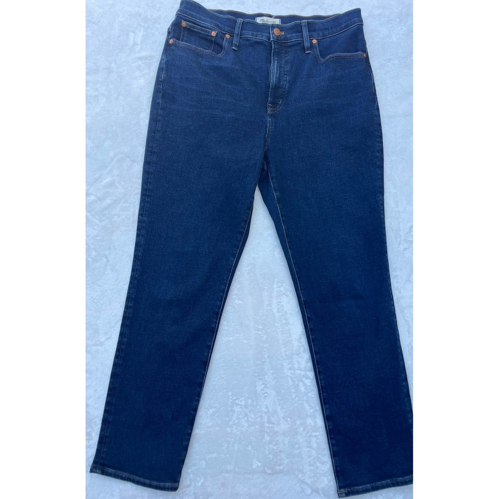 Madewell The Perfect Vintage Jean Women's Size 31 Black Wash High Rise Denim